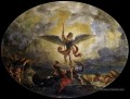 St Michel défait le diable romantique Eugène Delacroix